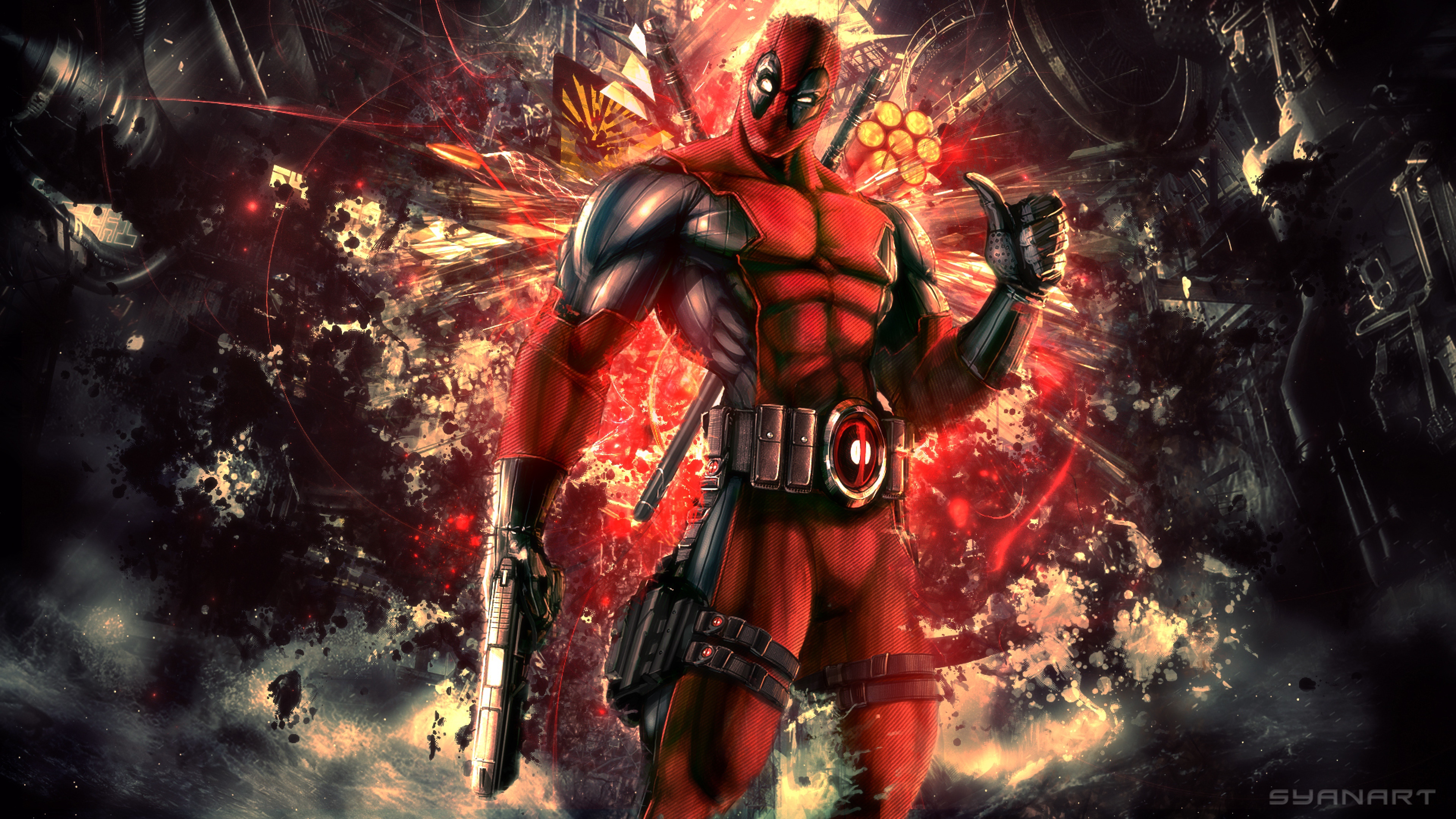 Wallpaper Deadpool Wade Wilson Mercenary Anti Hero High