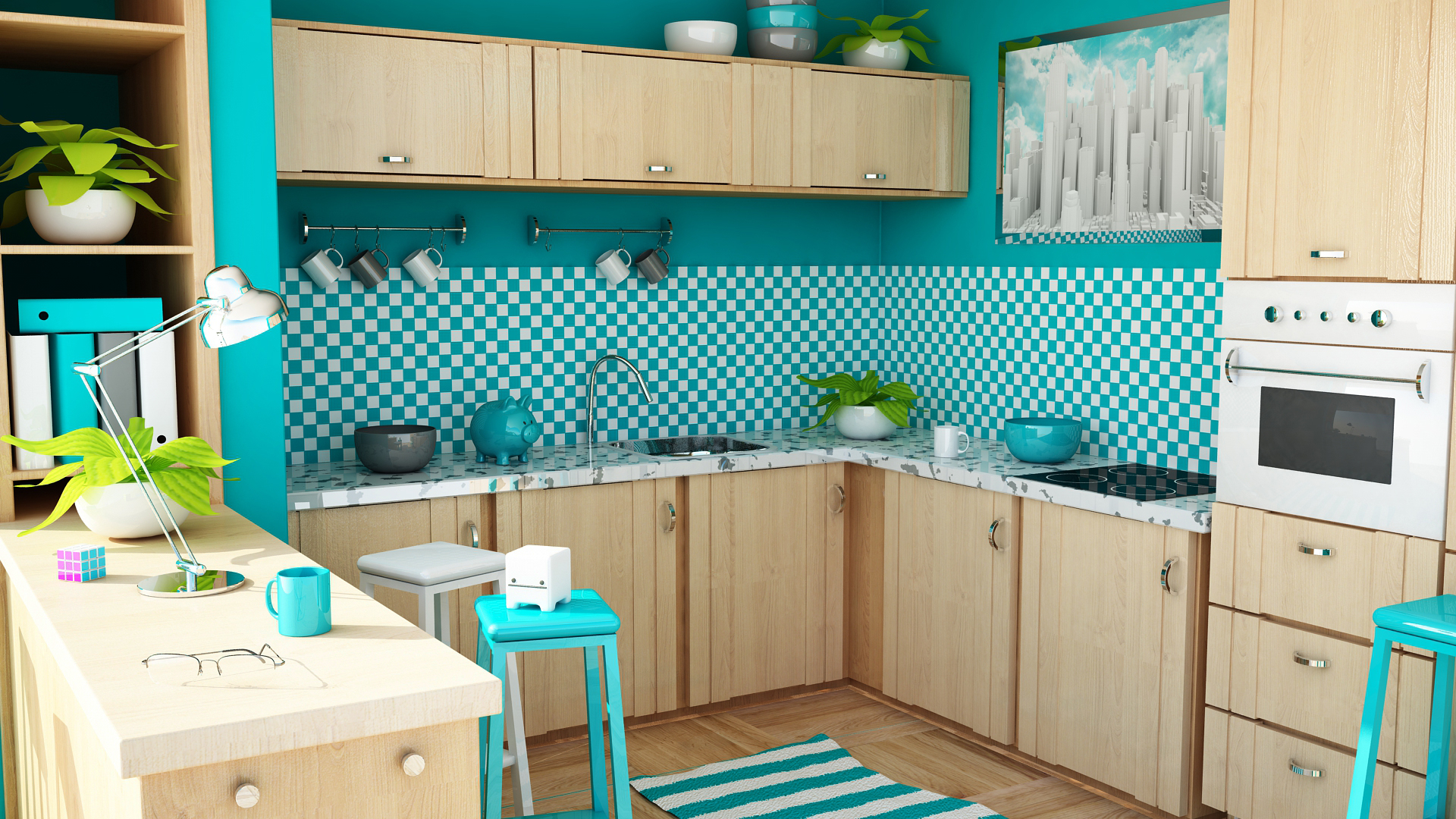Download HD Kitchen Wallpaper Backgrounds for Desktop 1920x1080