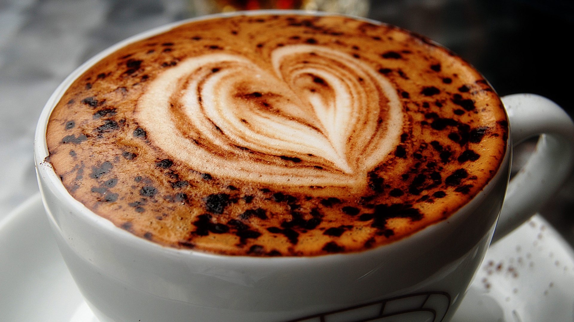 Coffee Cup With Heart   High Definition Wallpapers   HD wallpapers