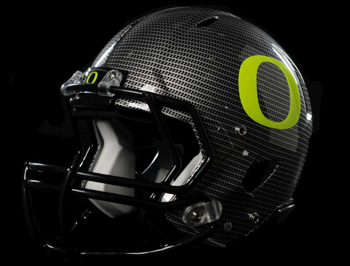 Oregon Ducks Football Helmets