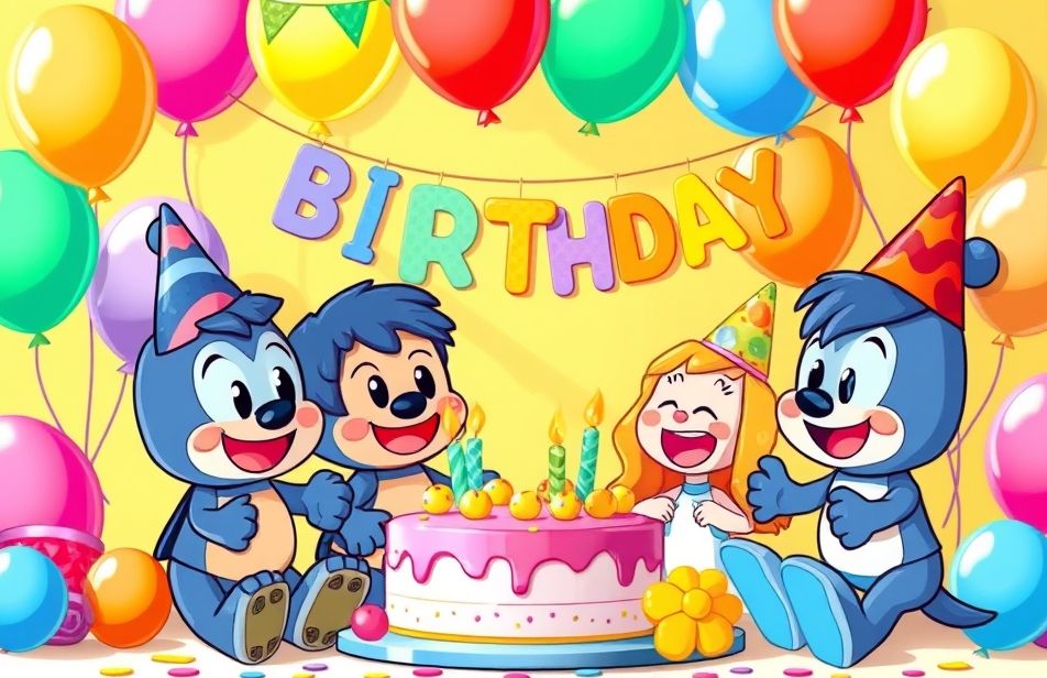 Cocomelon Happy BirtHDay Wallpaper