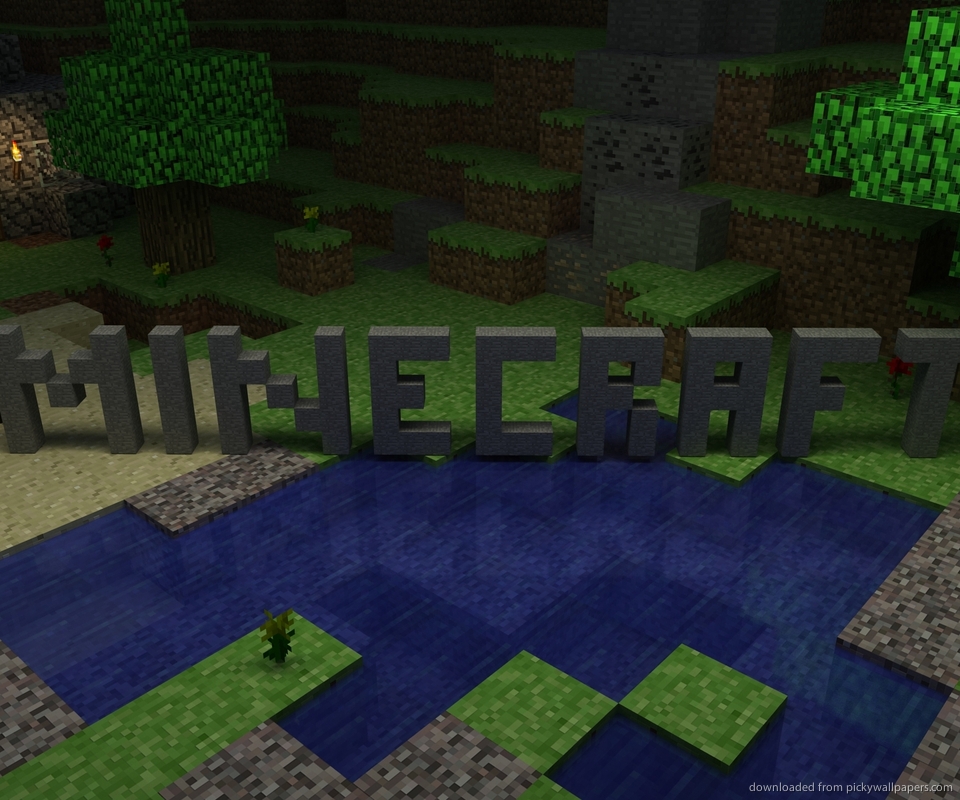 Minecraft Logo Wallpaper For Google Nexus S