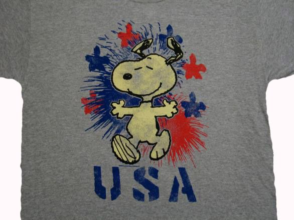 4th Of July T Shirt Snoopy Usa Snoopn4pnuts