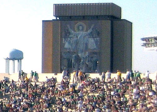 ToucHDown Jesus Wants Notre Dame To Stop Acting Like Pussies