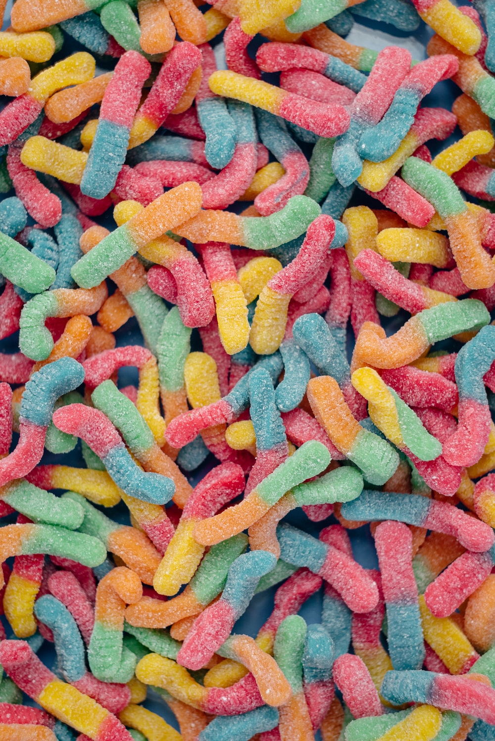 Pink Yellow And Blue Candies Photo Willy Wonka Chocolate