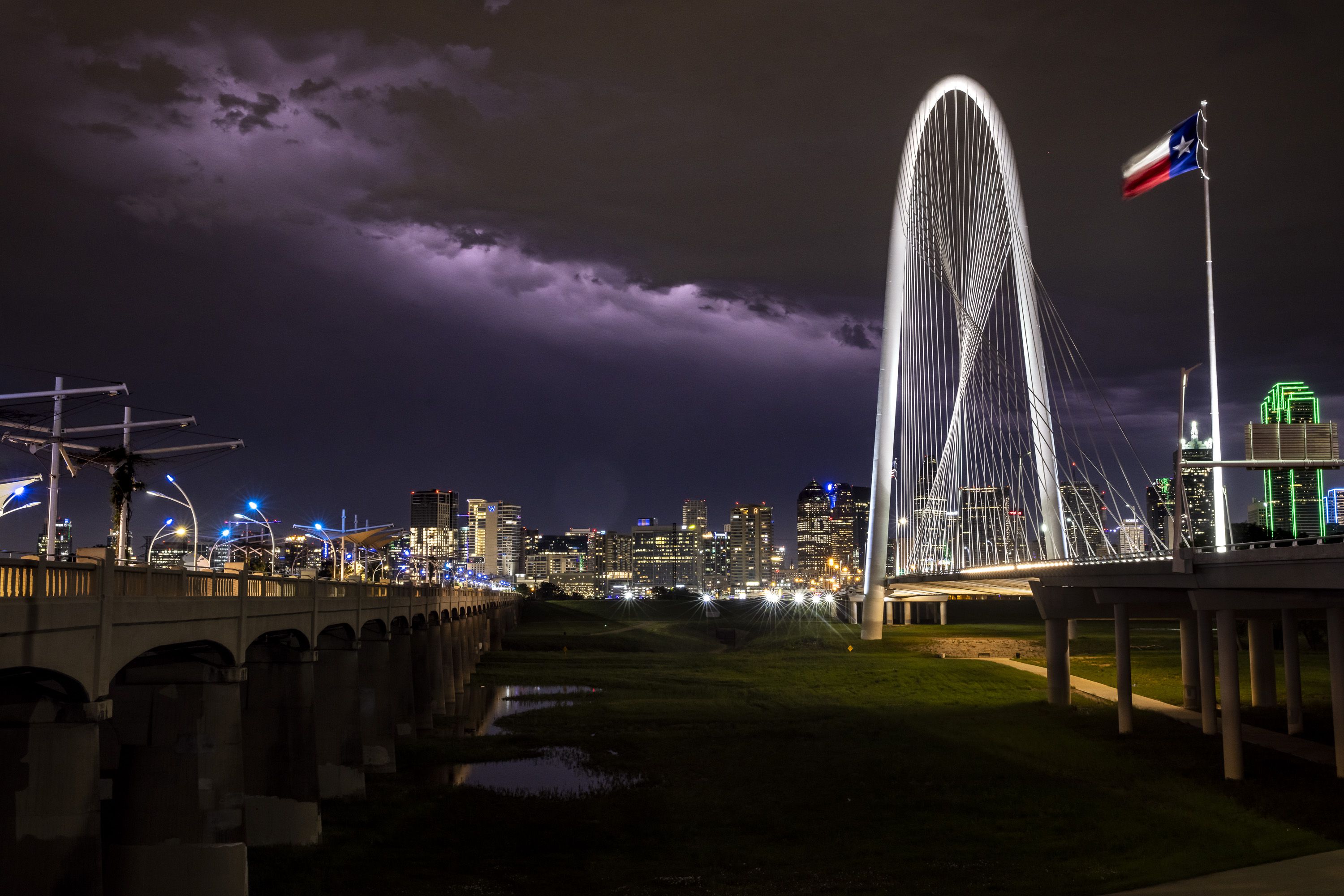 Rain Pours On North Texas As Band Of Storms Moves Through Region