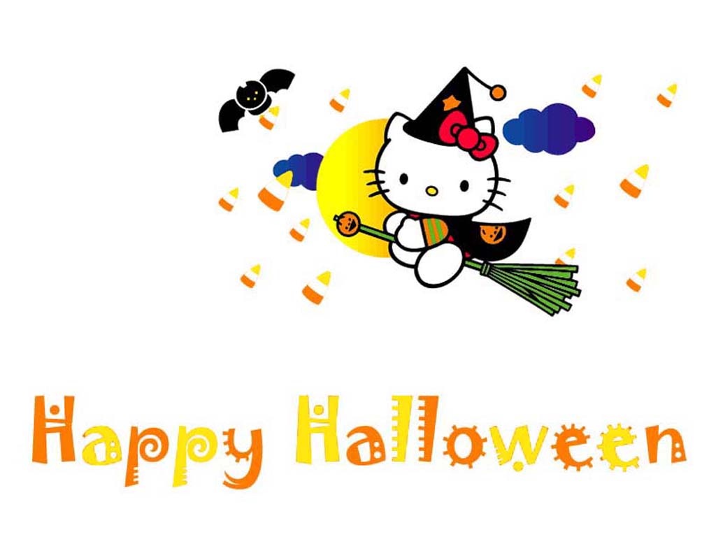 Halloween Hello Kitty Wallpaper Desktop HD Background