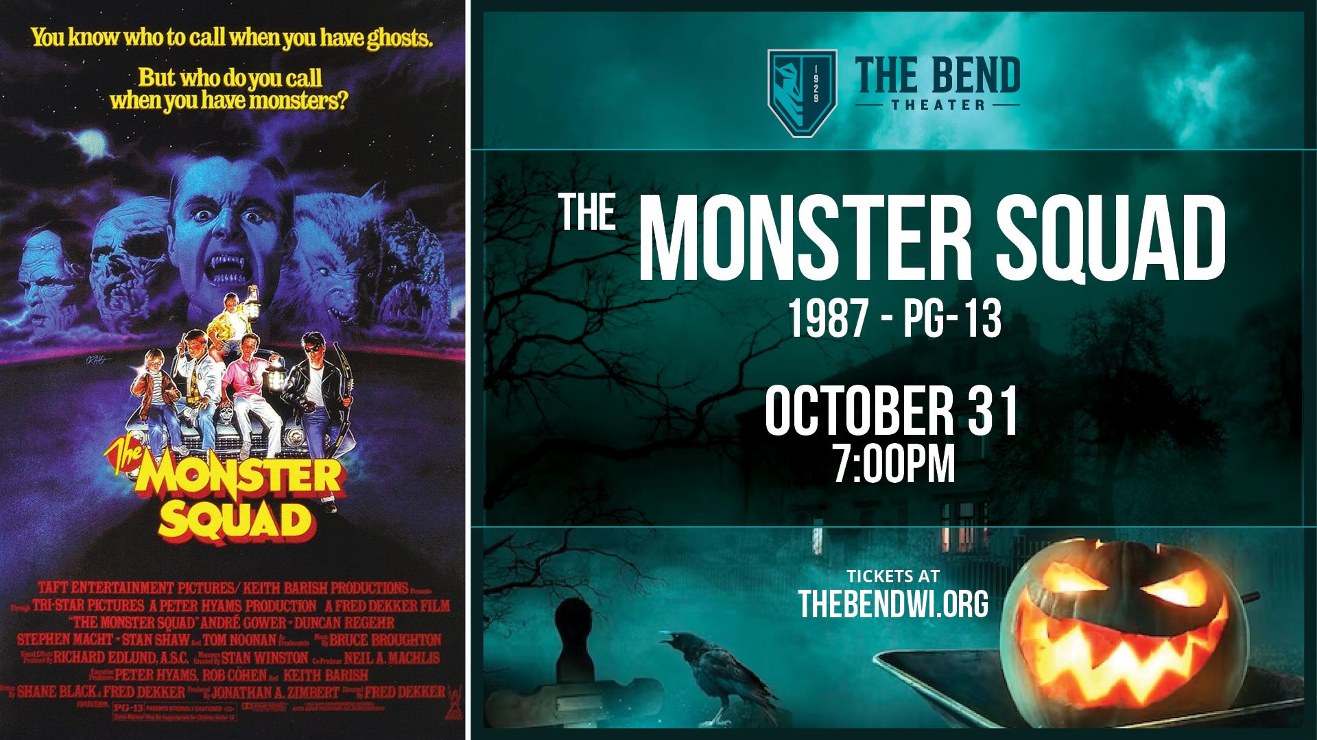 Family Friendly Spooky Films At The Bend Monster Squad