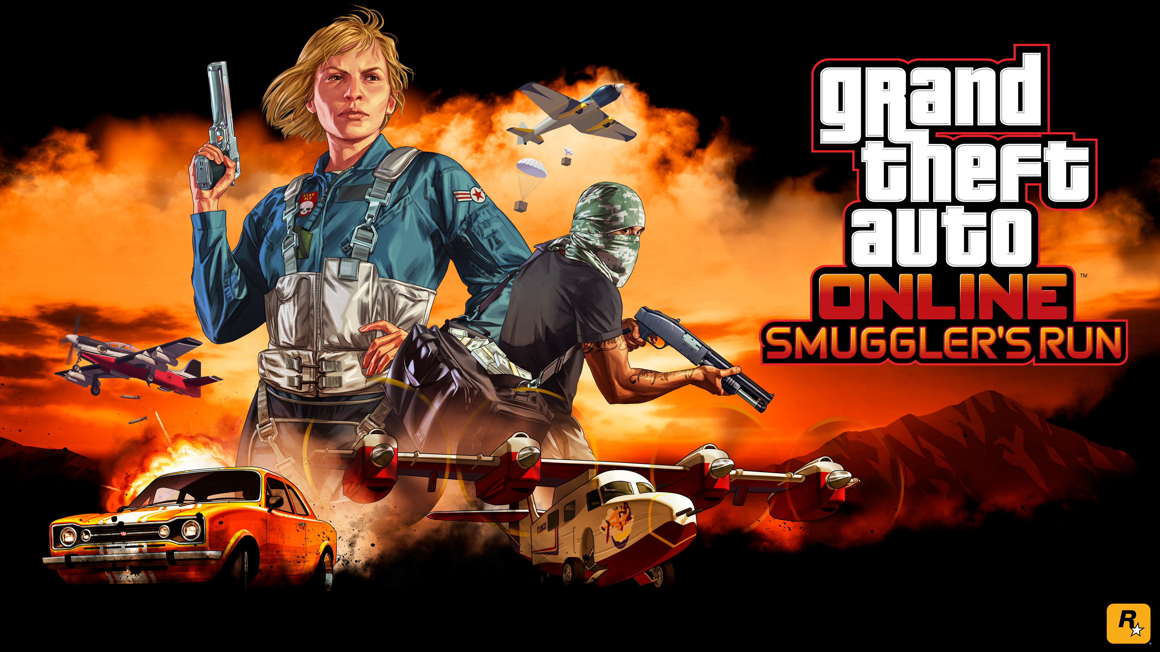Smugglers Run Dlc Grand Theft Auto V Wallpaper Hd Games 4k Image