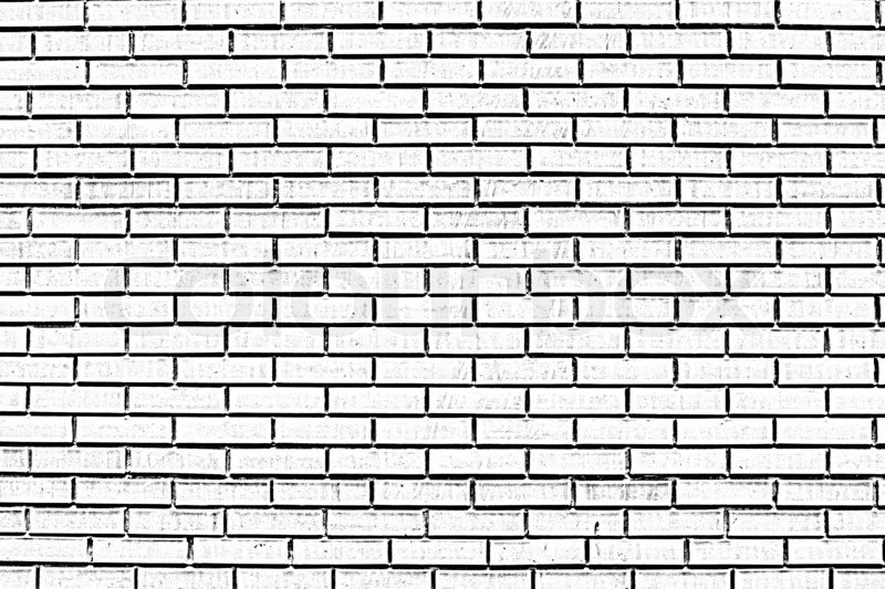 Stock Image Of Black And White Brick Wall