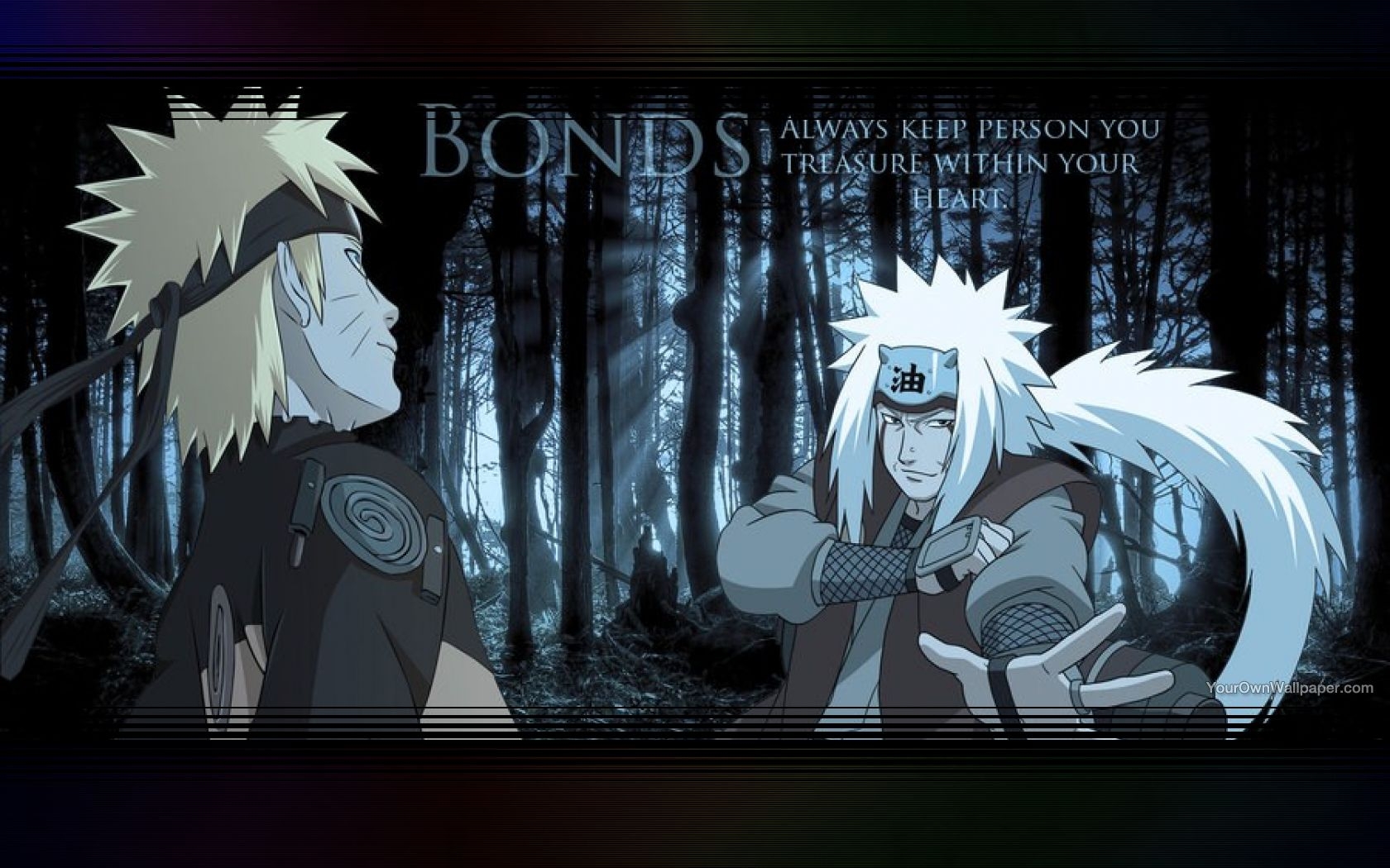 Naruto And Jiraiya Bonds Wallpaper By Weissdrum
