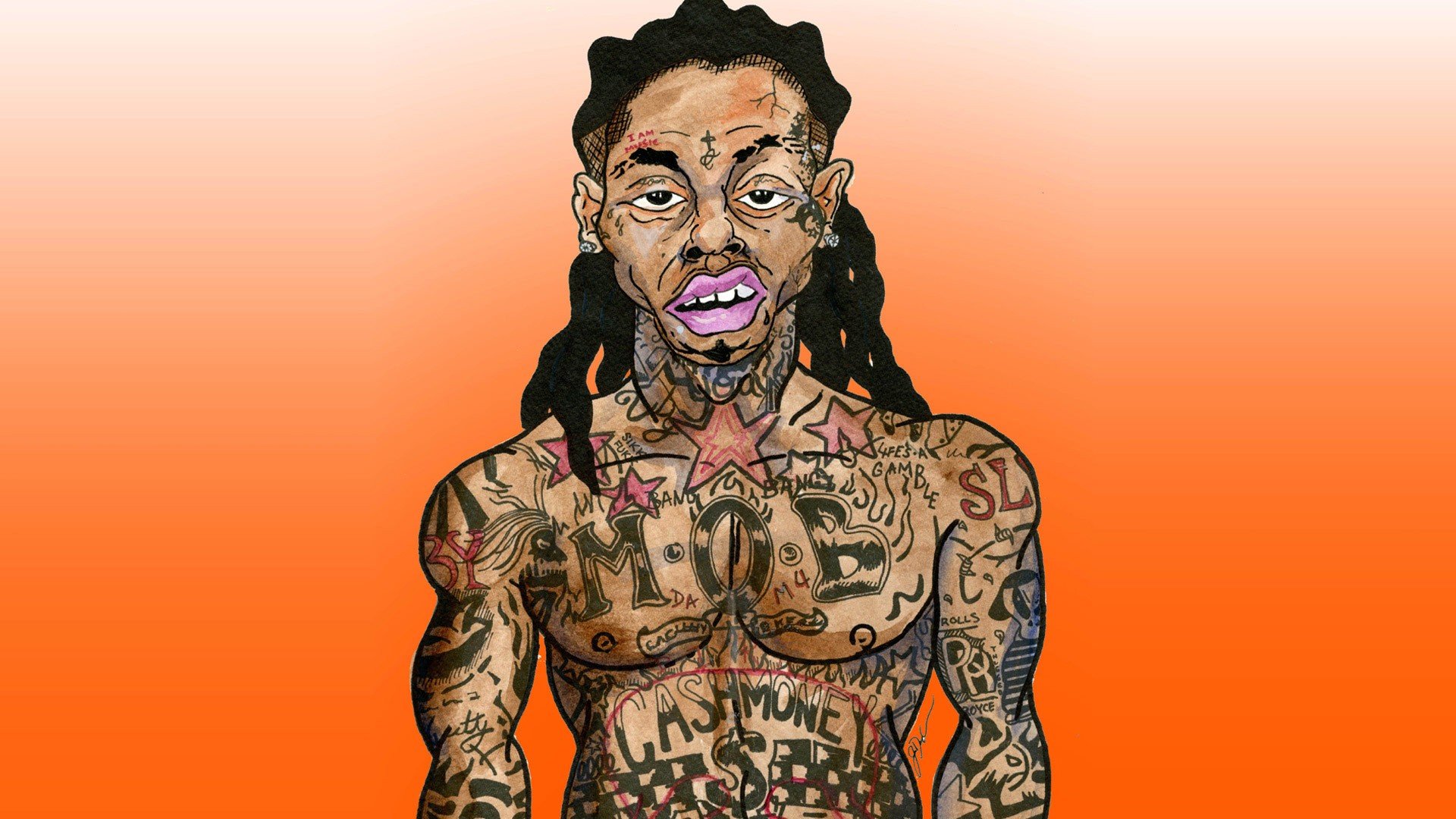 Rap Wallpapers Lil Wayne Bad Drawing