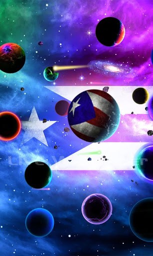 Bigger Puerto Rico Flag Plas For Android Screenshot