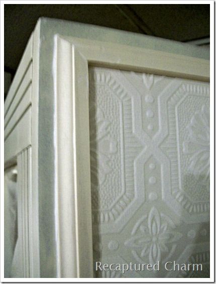 Wallpapered Armoire