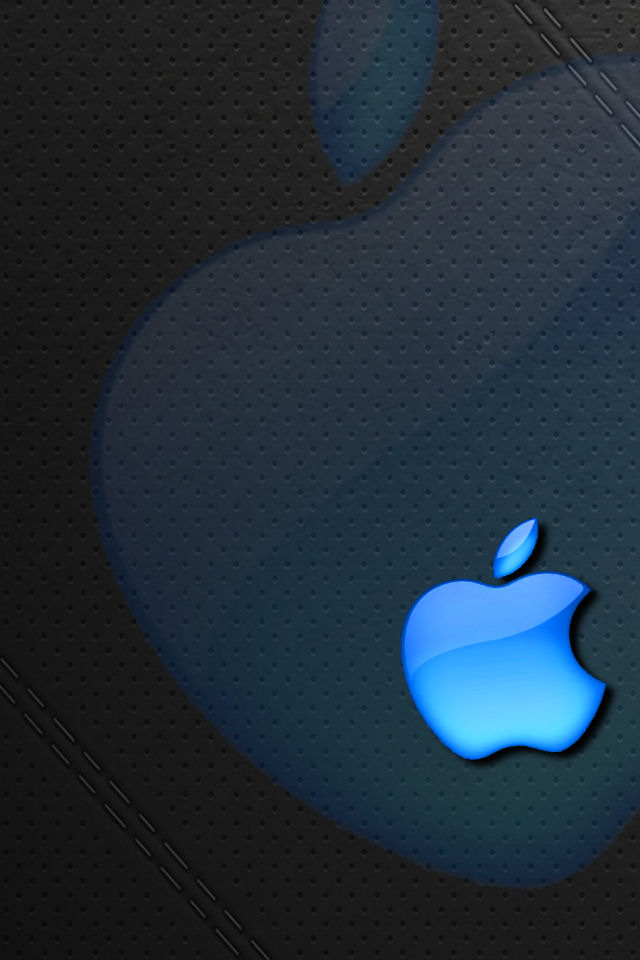 Background Leather Apple From Category Logos Wallpaper For iPhone