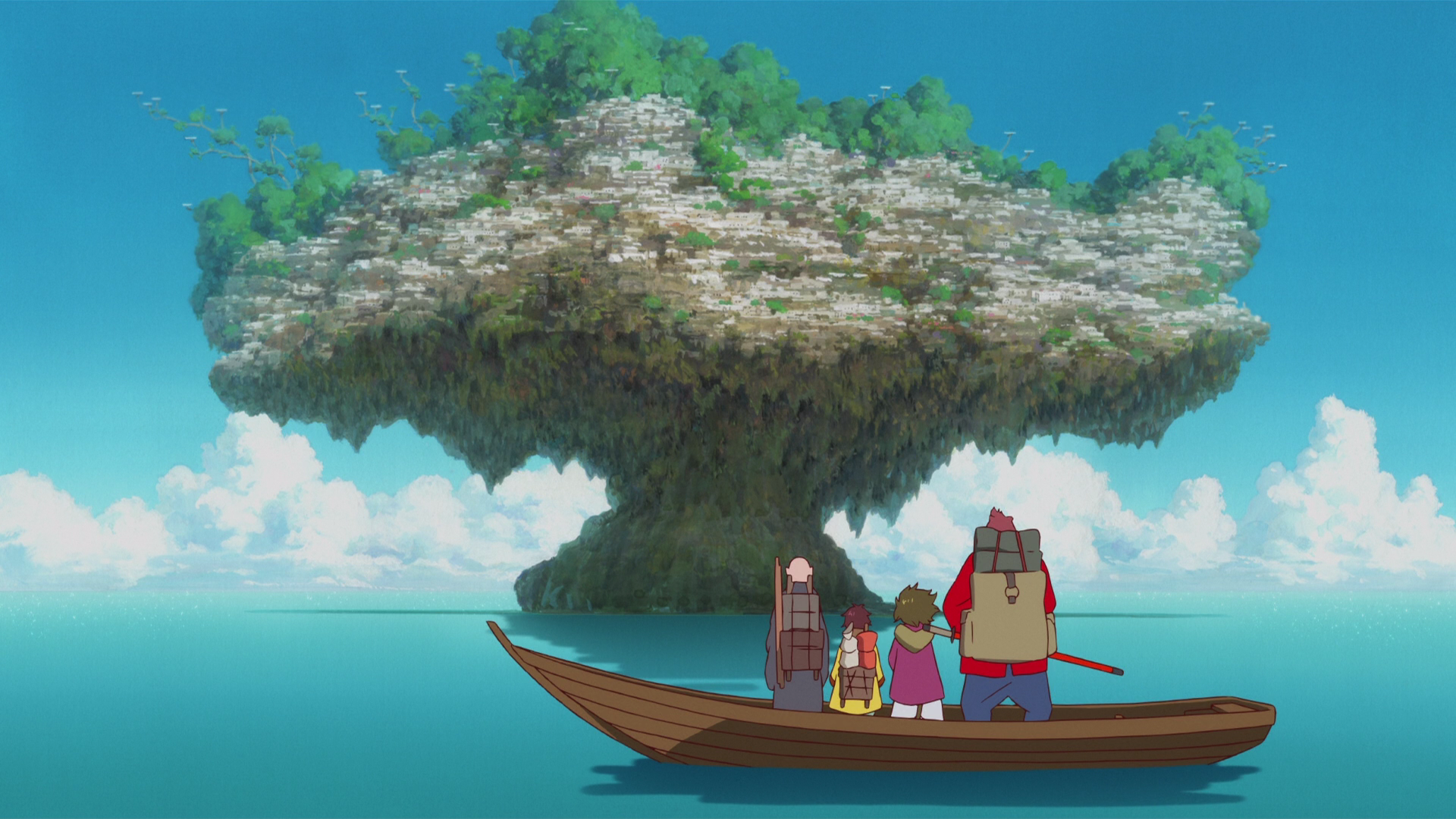 On the boat   Bakemono no Ko HD Wallpaper Background Image
