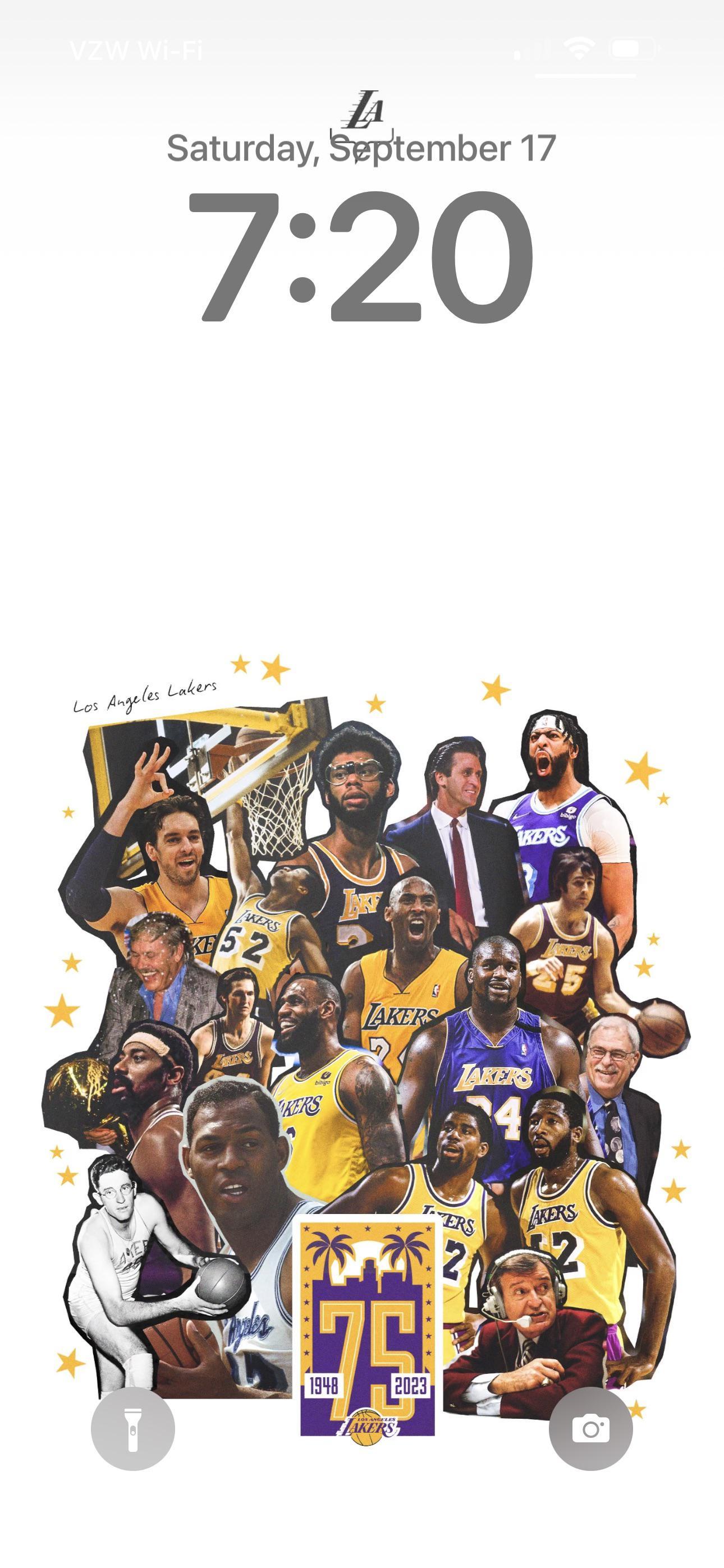 New Season Wallpaper Looking Forward To Lakers75 R Lakers