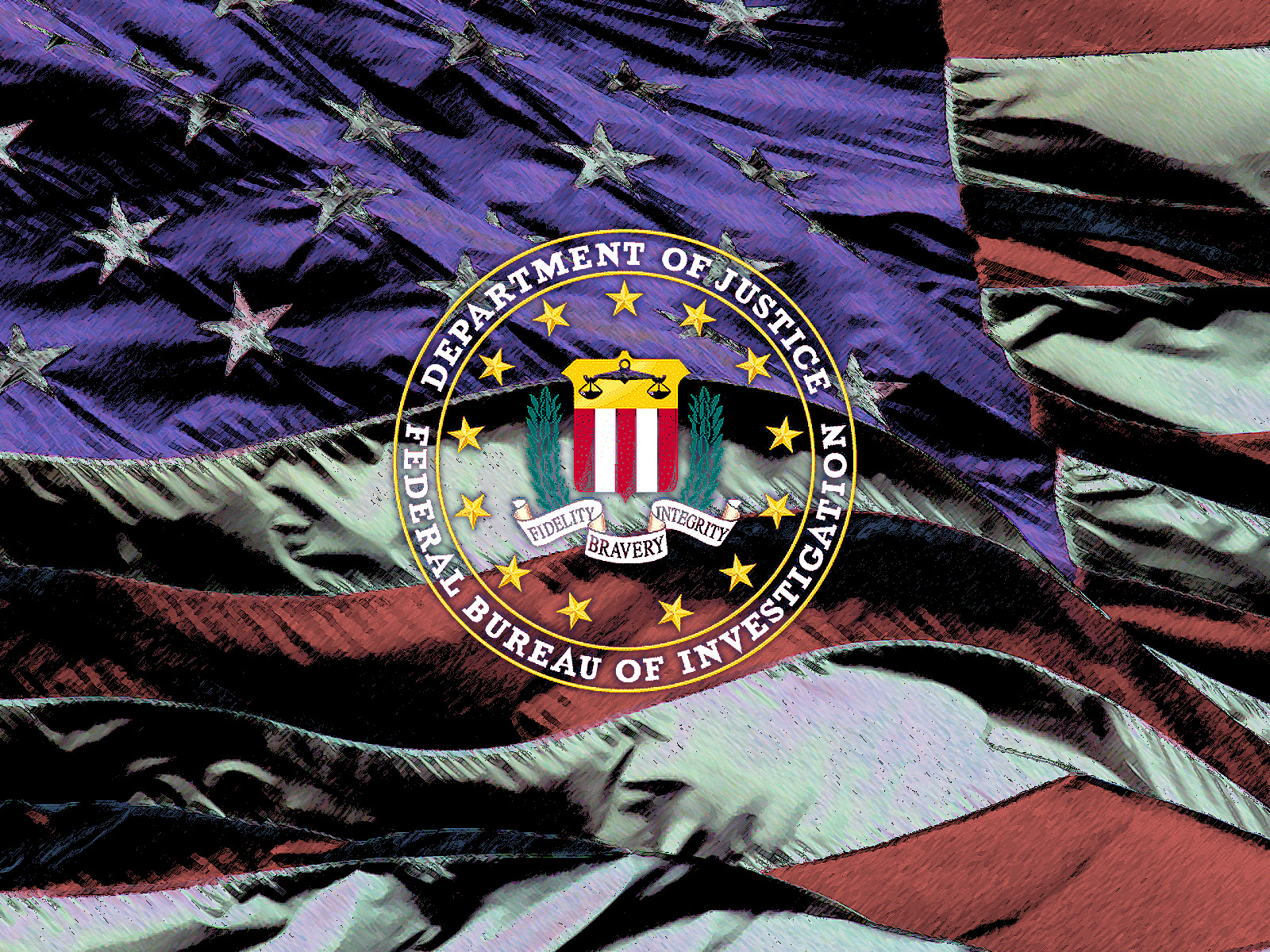 Fbi Federal Bureau Of Investigation Logo Wallpaper