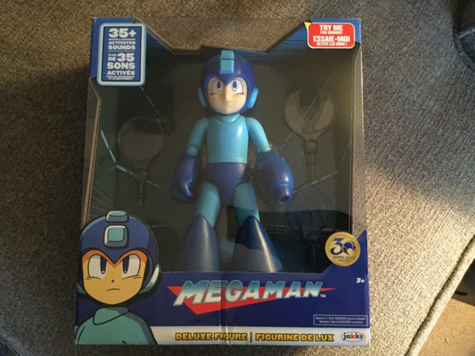 Lights Sounds Classic Mega Man Deluxe Action Figure