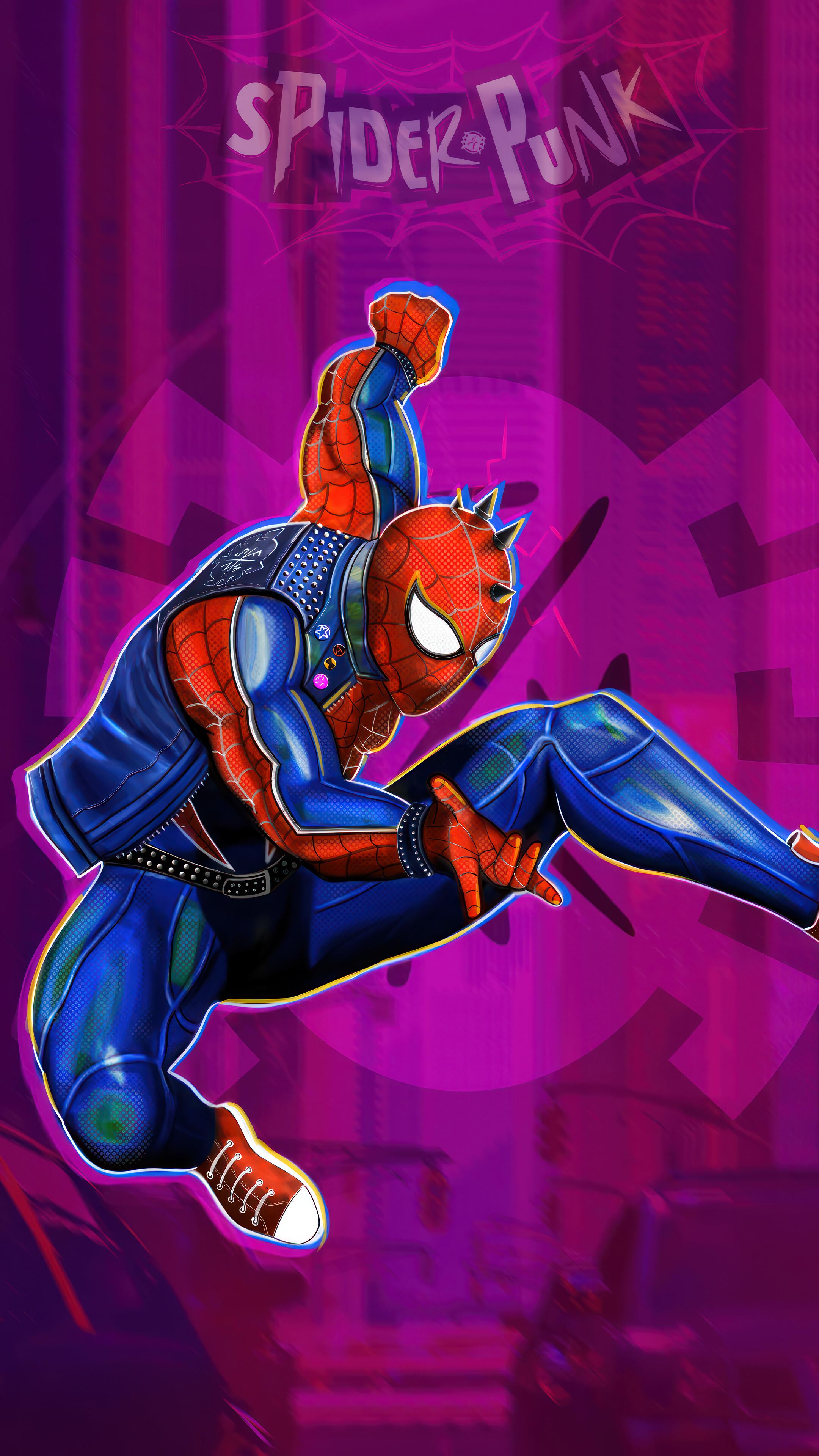 Free Download Spider Man Across The Spider Verse Spider Punk 4K 