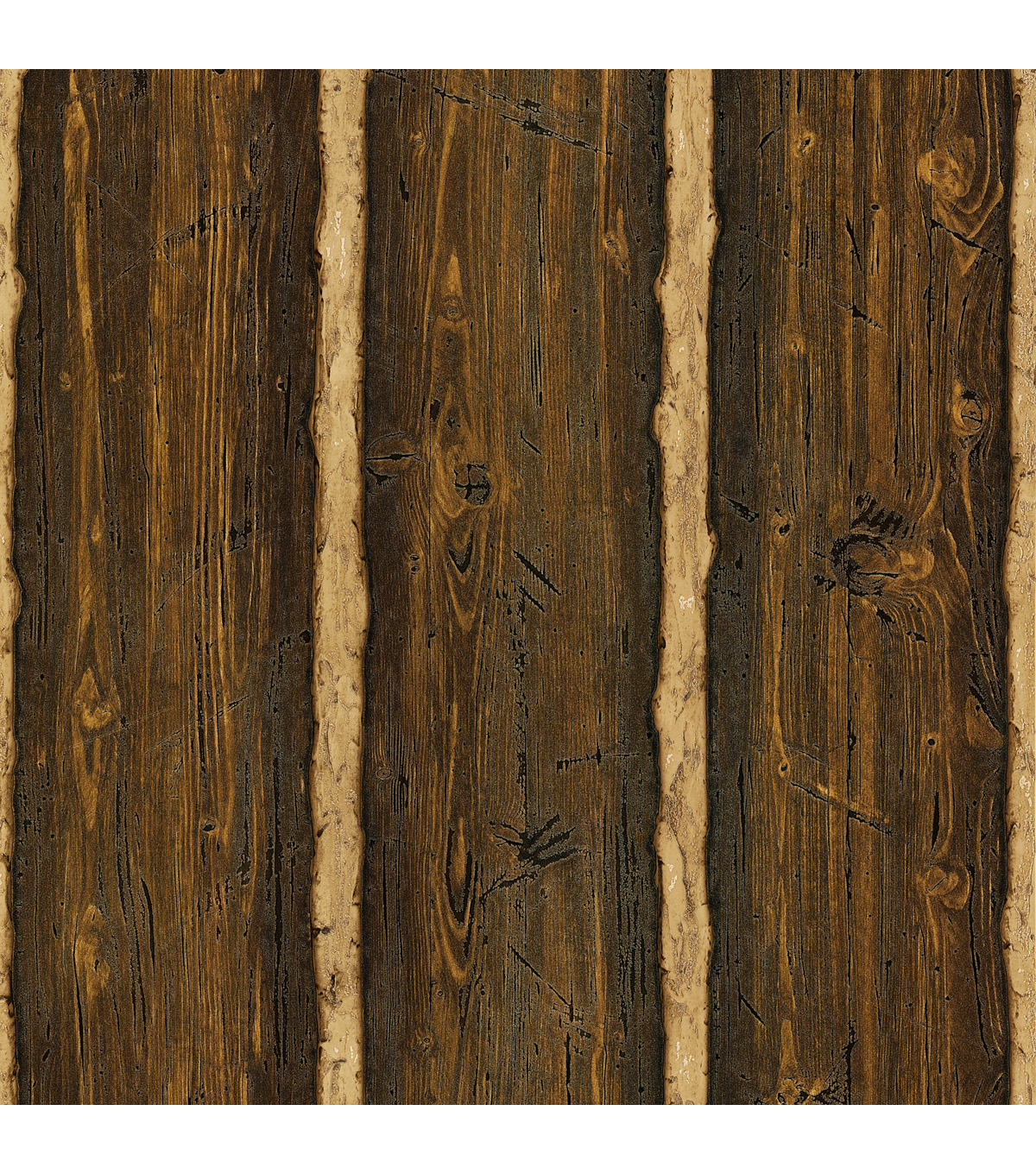 Wood Wallpaper Samplefranklin Brown Rustic Pine Sample