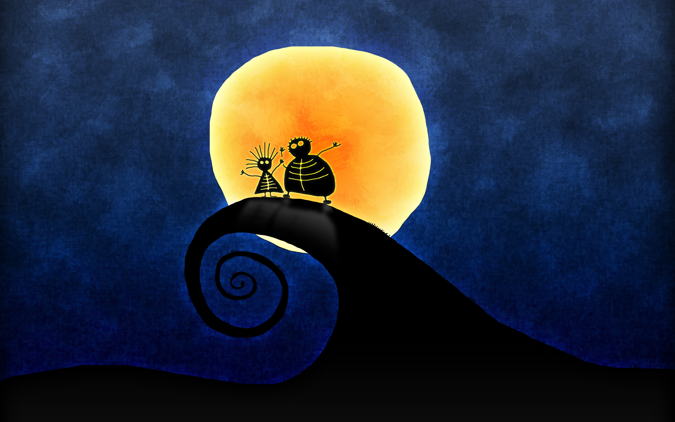 Jack And Sally From Nightmare Wallpaper