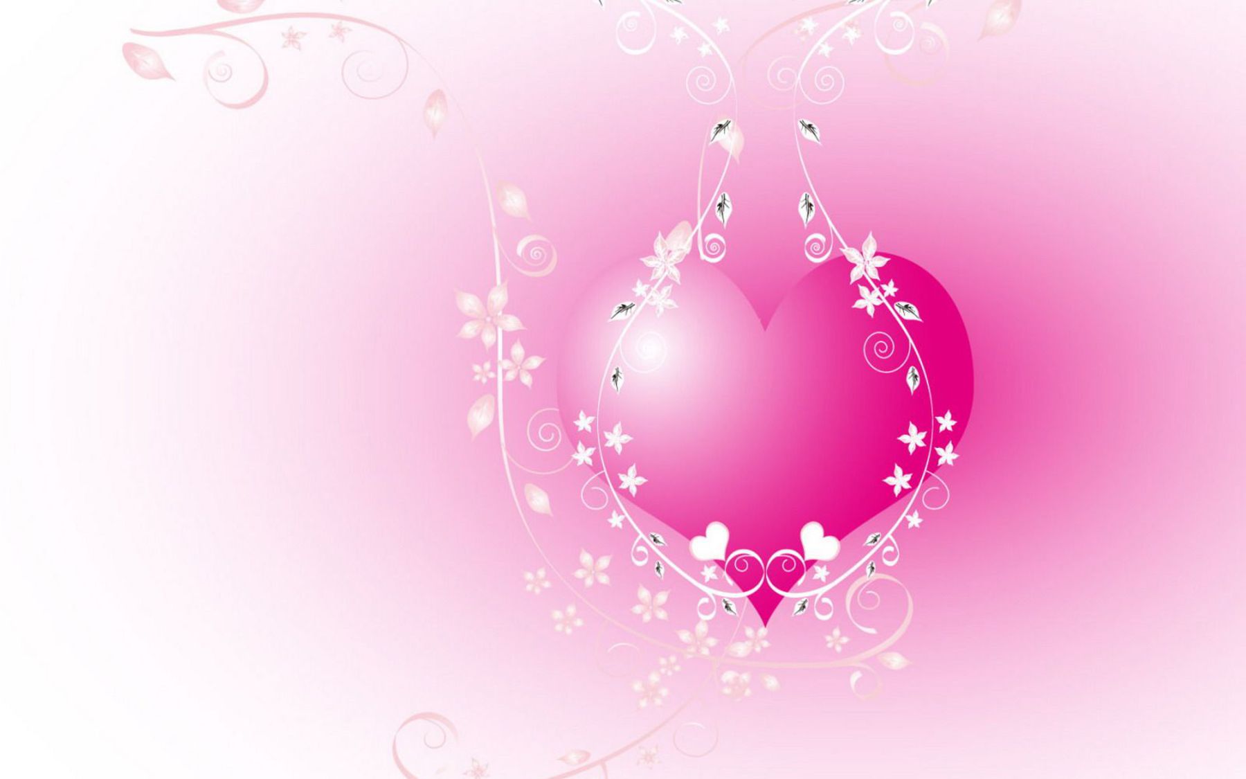 3d Valentine S Day Heart Desktop Wallpaper