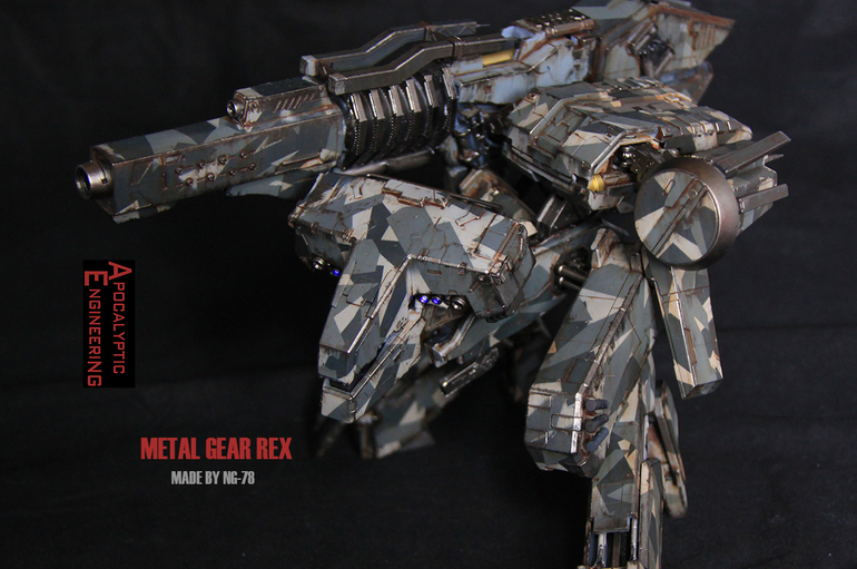 Kotobukiya] Metal Gear REX Electromagnetic Gun Type Custom Real 450V