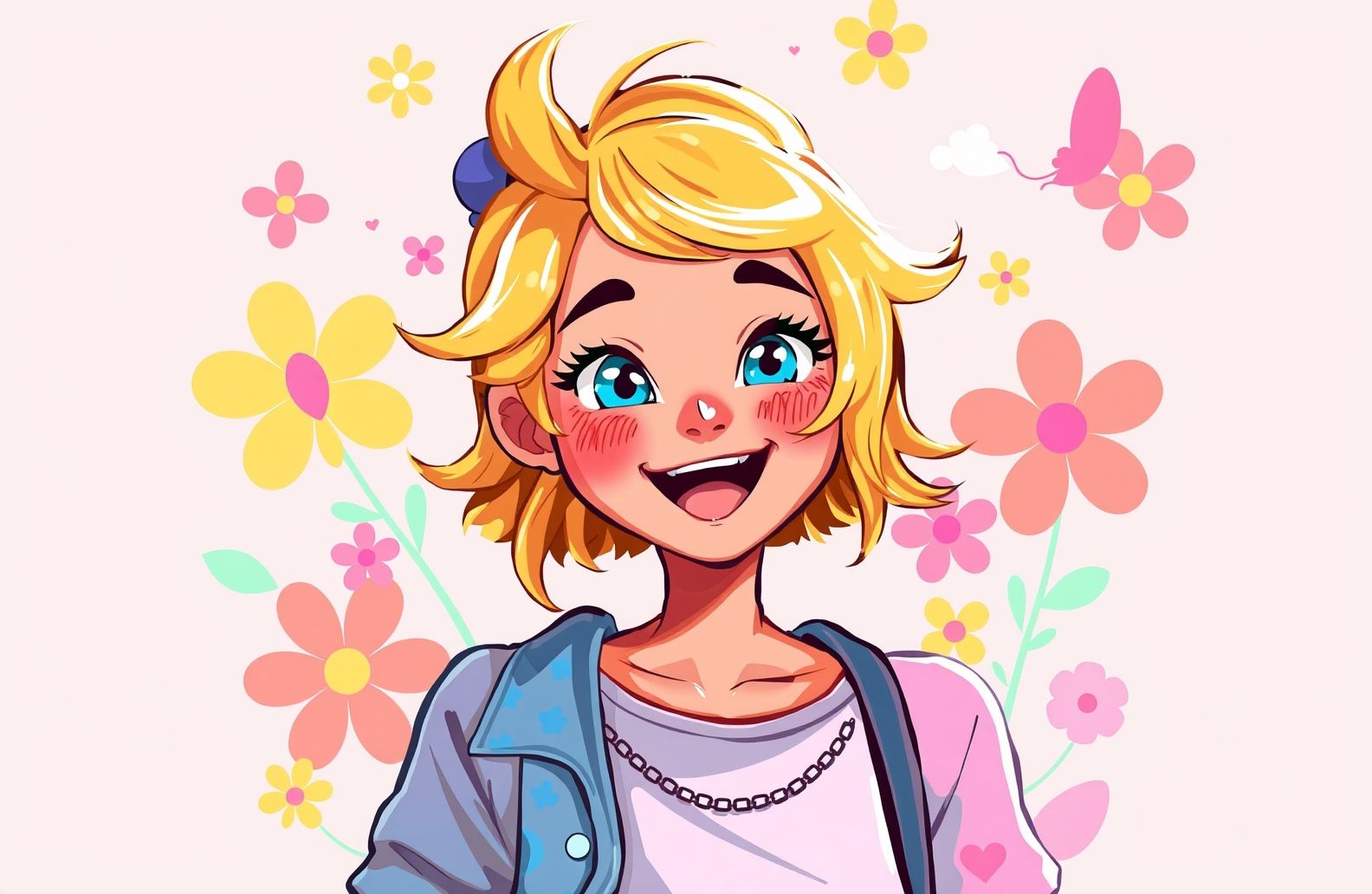 Cute Teen Girl Wallpaper