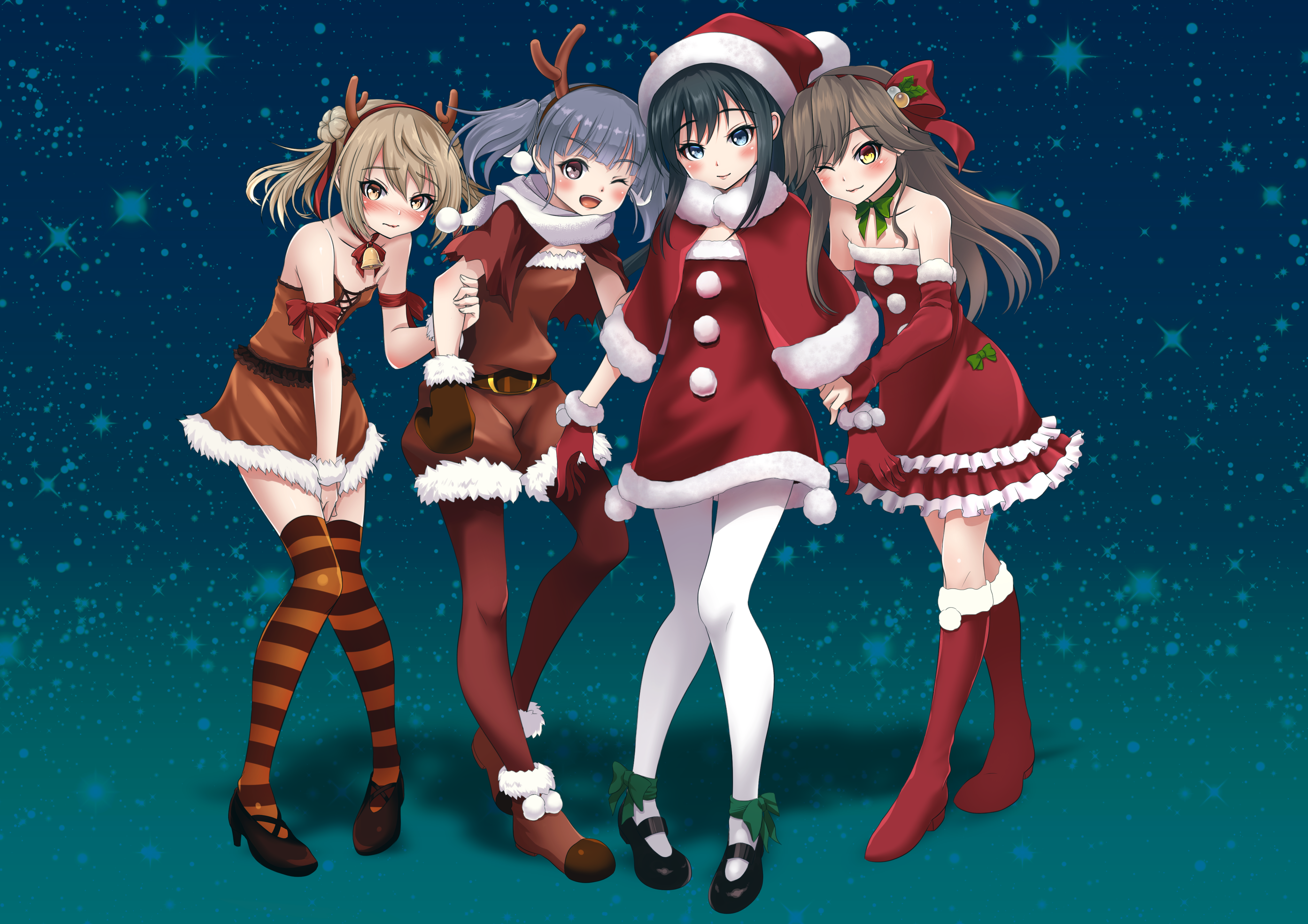 Anime Christmas HD Wallpaper And Background