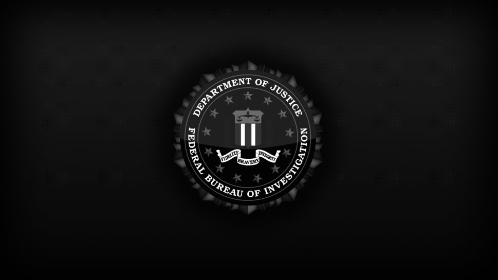 Fbi Logo Black Wallpaper
