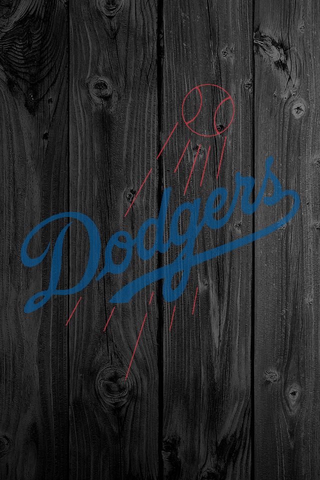 Dodgers iPhone Wallpaper My HD Wood