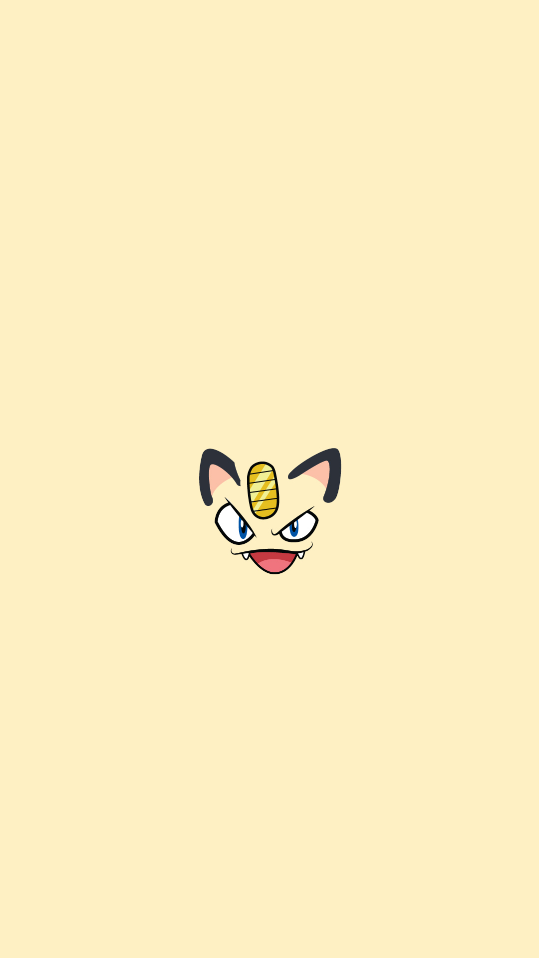 Meowth Pokemon Character iPhone HD Wallpaper