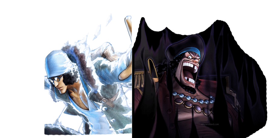 One Piece Pirate Warriors Kuzan And Blackbeard By
