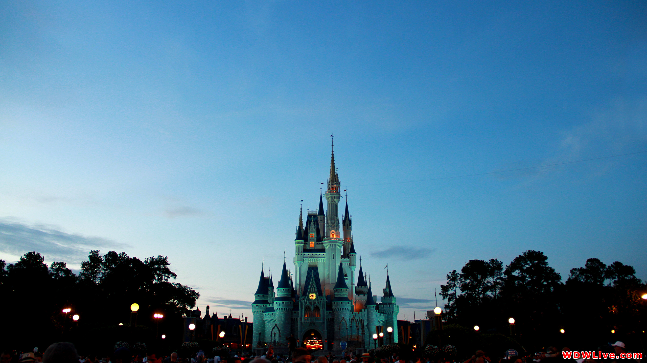 Cinderella Castle A blue hour photo of the Cinderella Castle