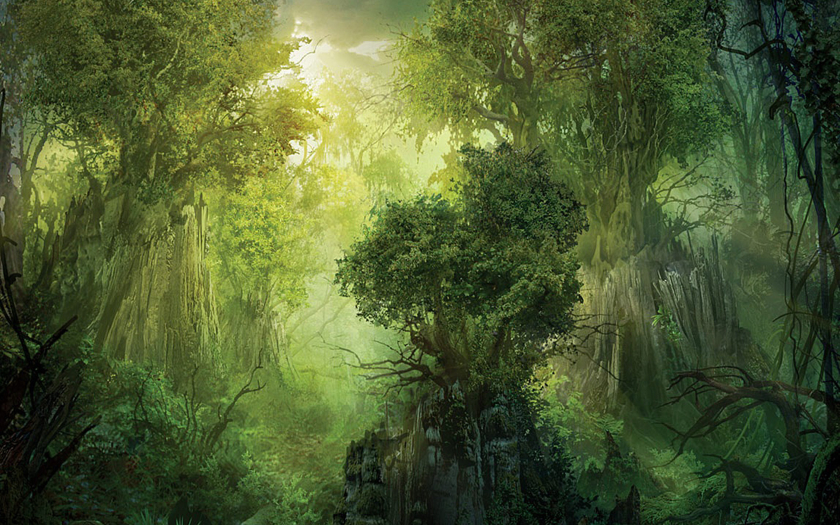 Download Forest Fantasy Wallpaper 1680x1050 Wallpoper 257455
