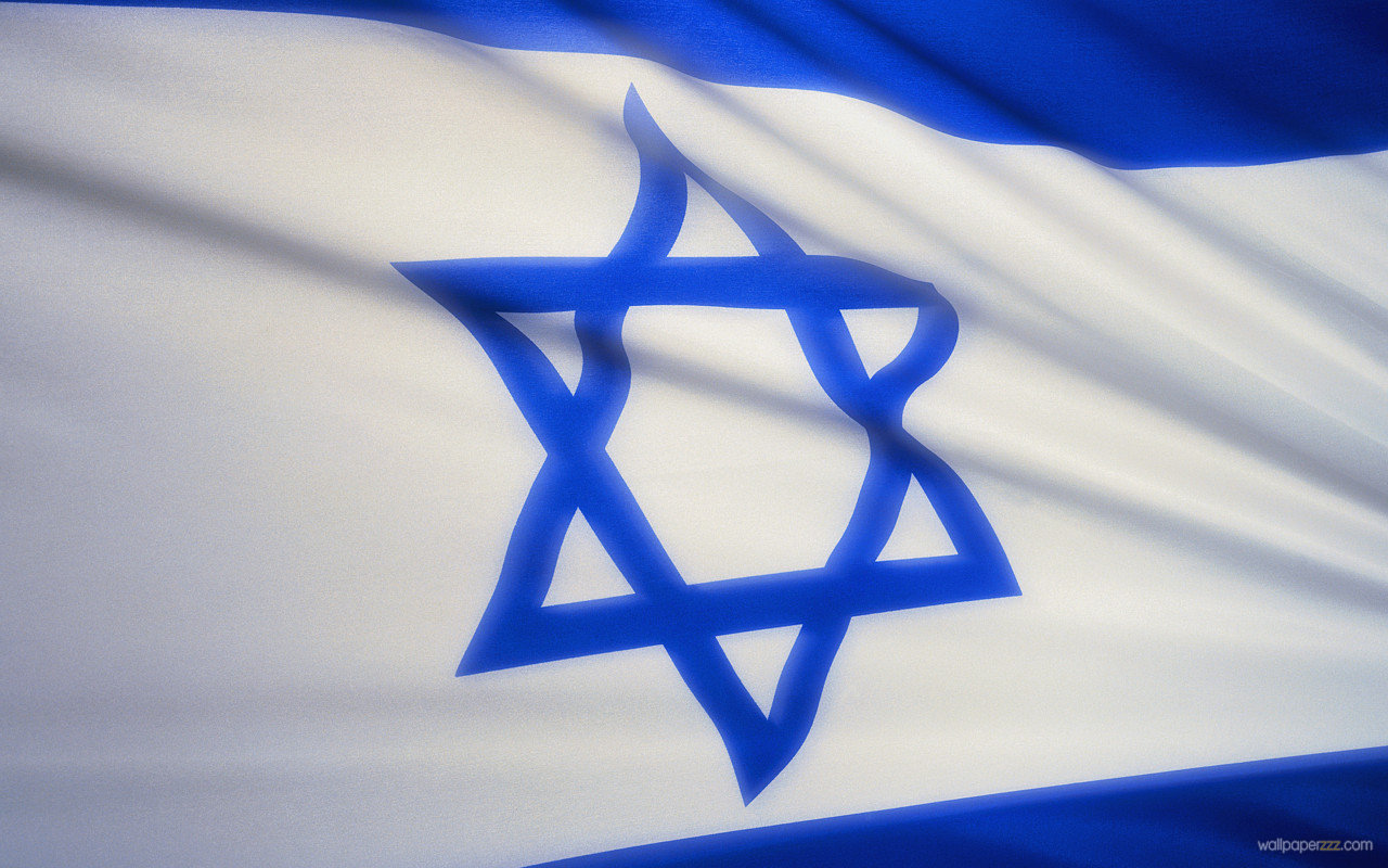 Israel Flag Widescreen Wallpaper