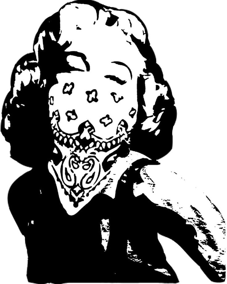Marilyn Monroe Gangster ArtPhotography Pinterest