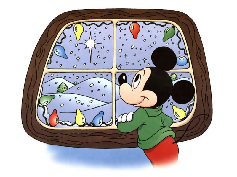 Archive Mickey Mouse Christmas Wish Wallpaper