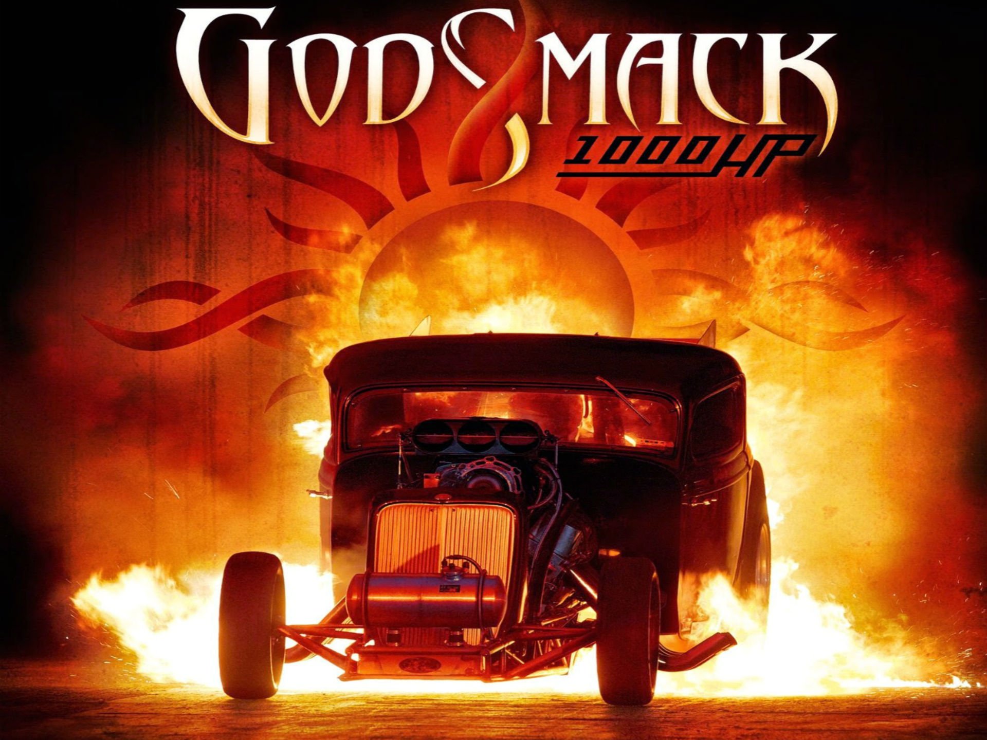 Godsmack Nu Metal Heavy Alternative Hot Rod Rods Fire Wallpaper