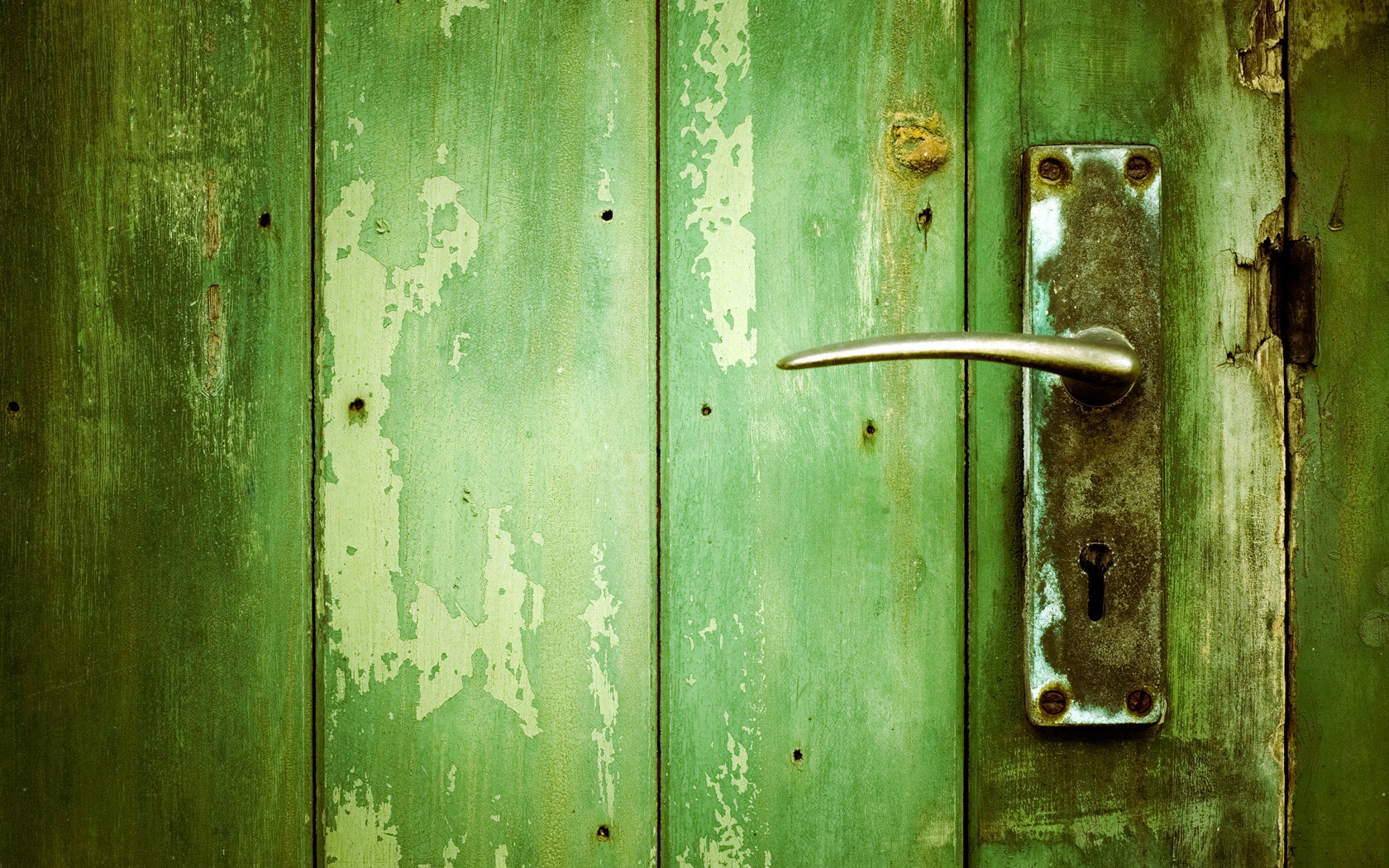 Green Wood Wallpaper Grunge Door