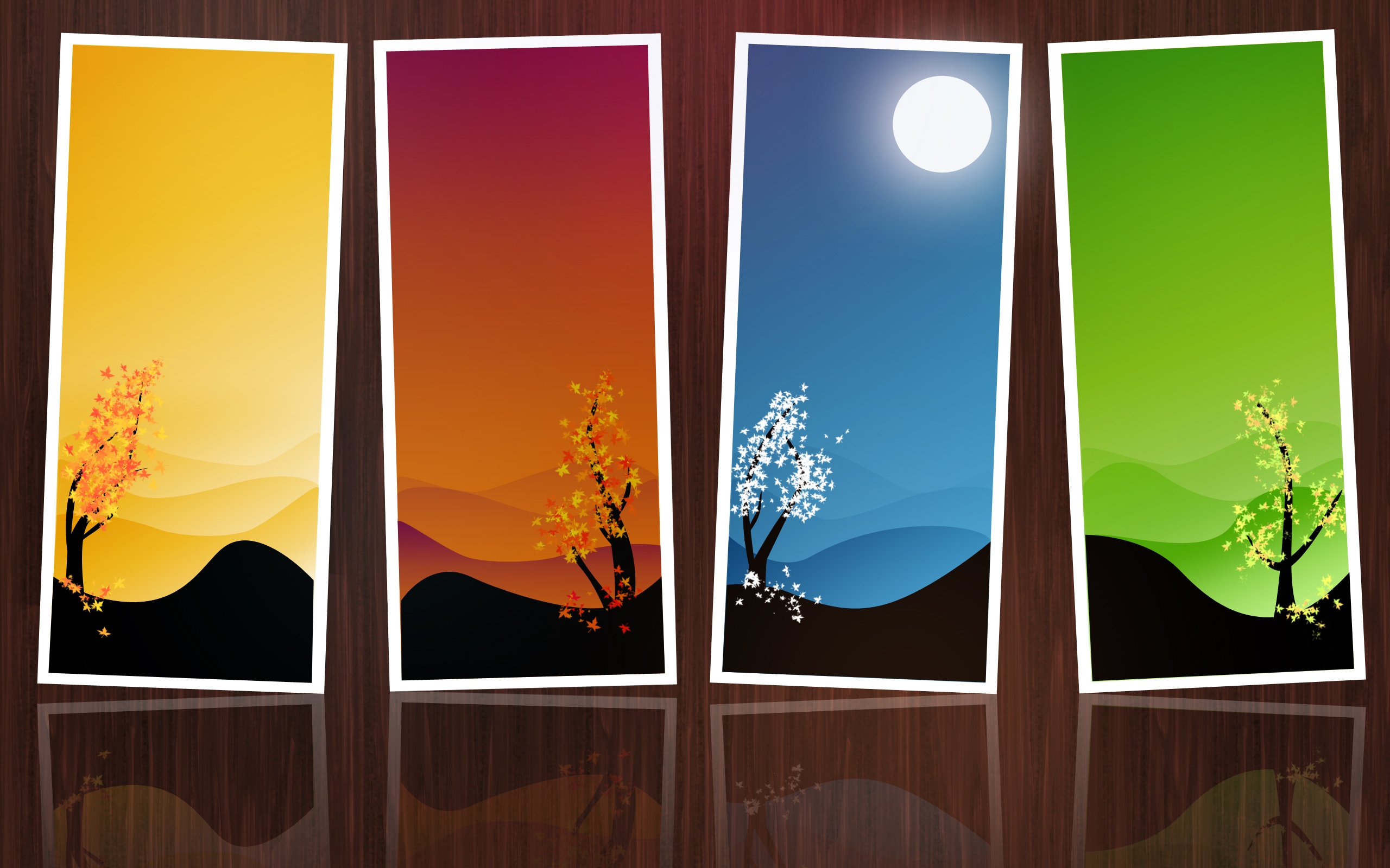 Four Seasons Wallpaper On