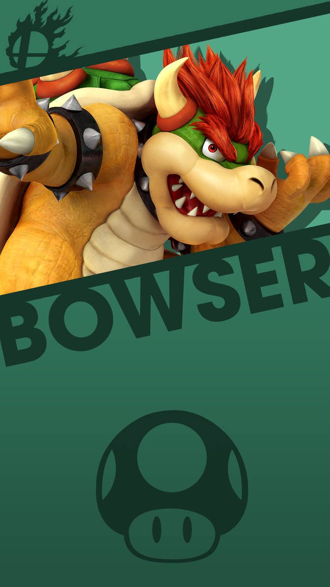 Bowser Smash Bros Phone Wallpaper By Mrthatkidalex24