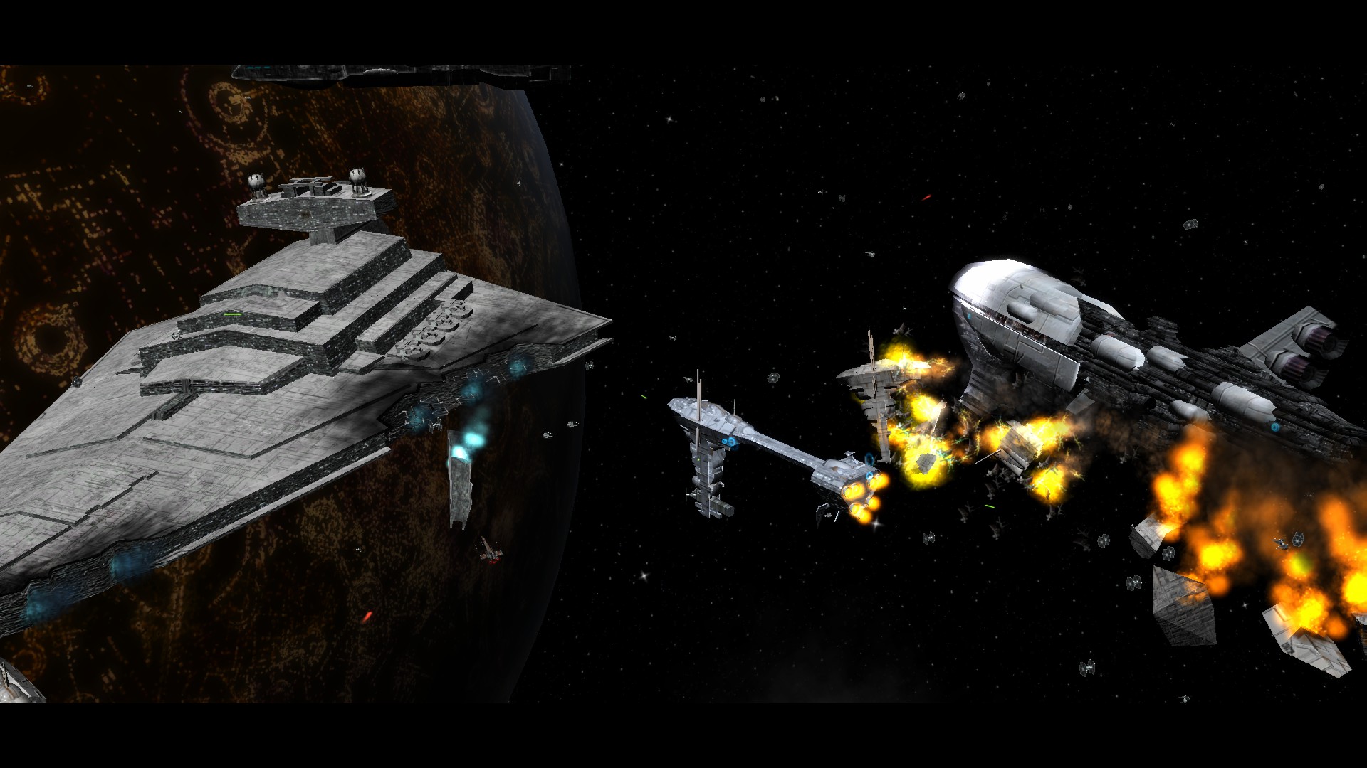 star wars empire at war space battles