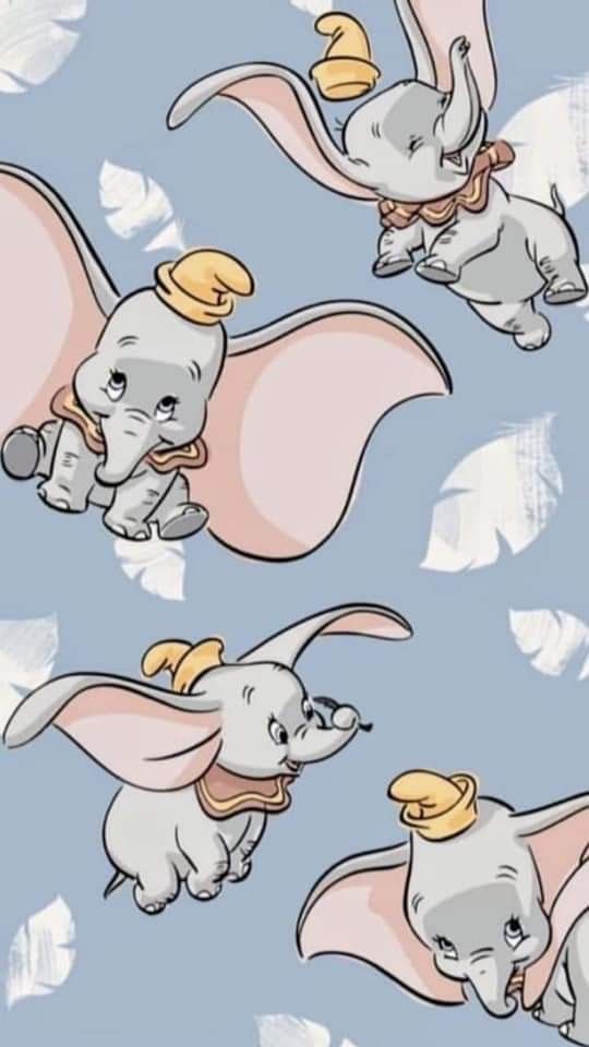 Crystal Mascioli On Dumbo Cute Cartoon Wallpaper