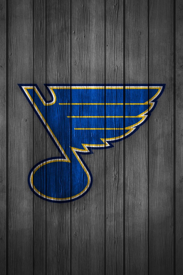 iPhone Wallpaper St Louis Blues Wood Stlblue Blue Hockey