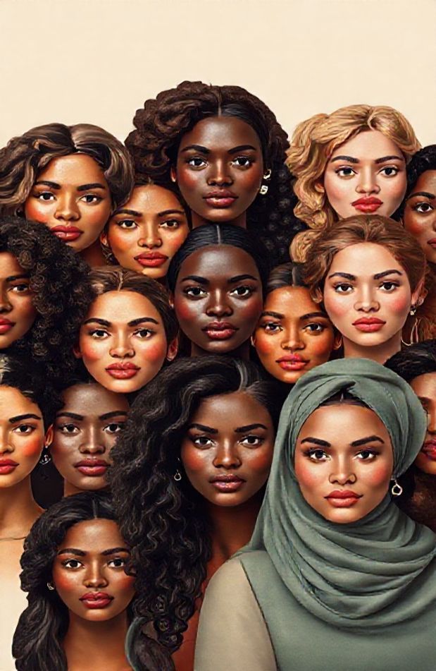 Beautiful Women Faces Wallpaper