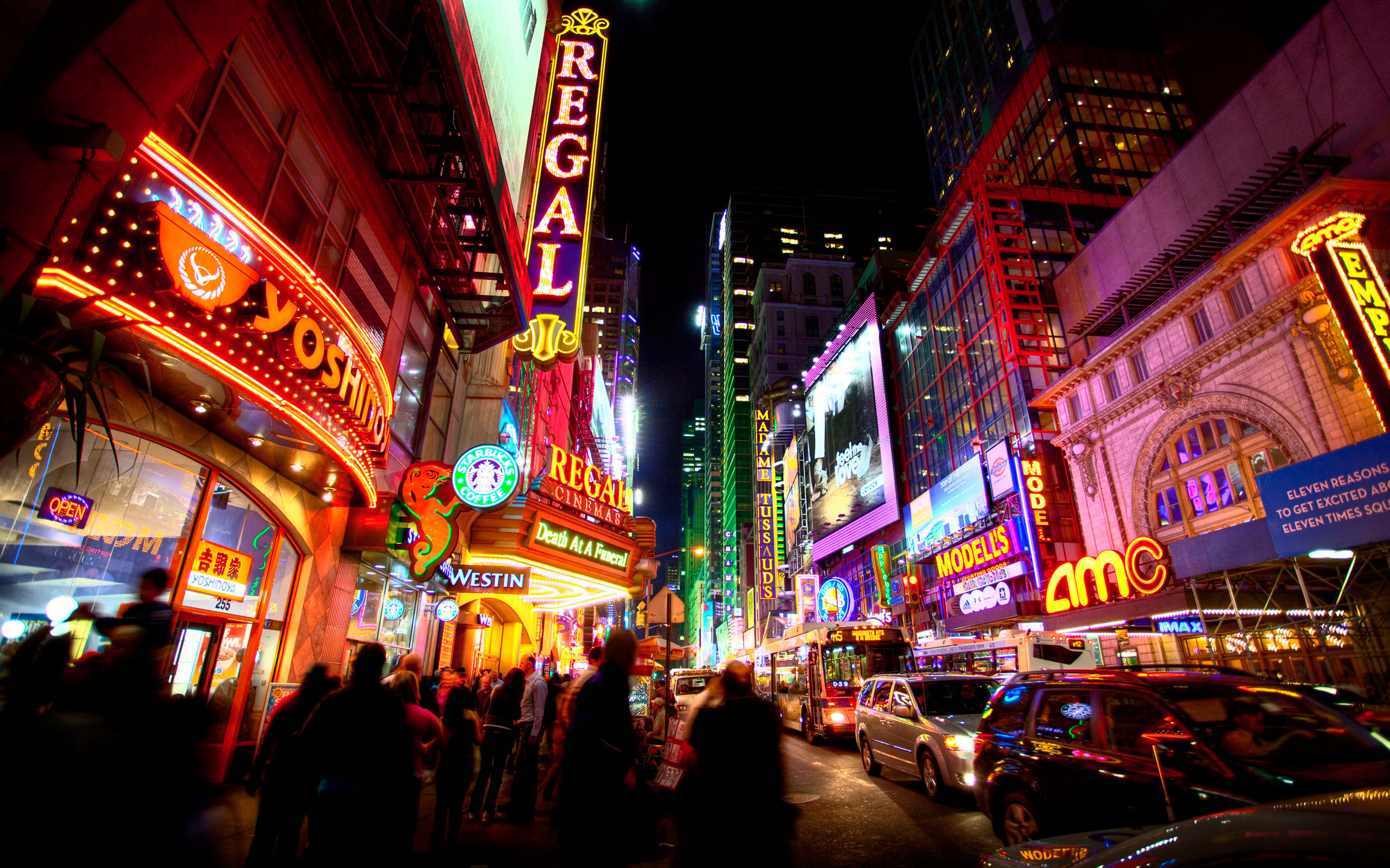 Times Square At Night Wallpaper   wallpaper