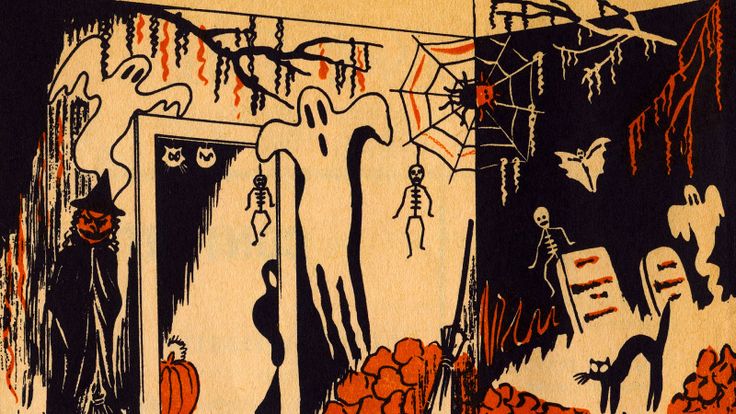 Ricerche Correlate A Vintage Halloween Desktop Wallpaper