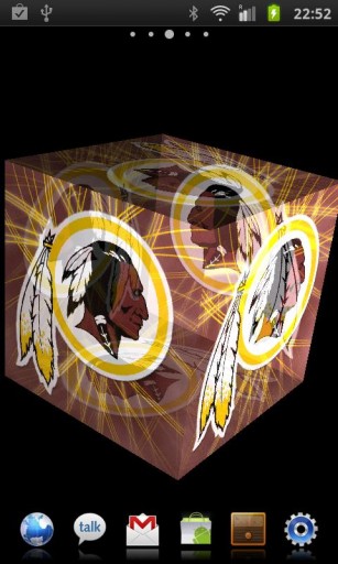 Redskin Logo Live Wall App For Android